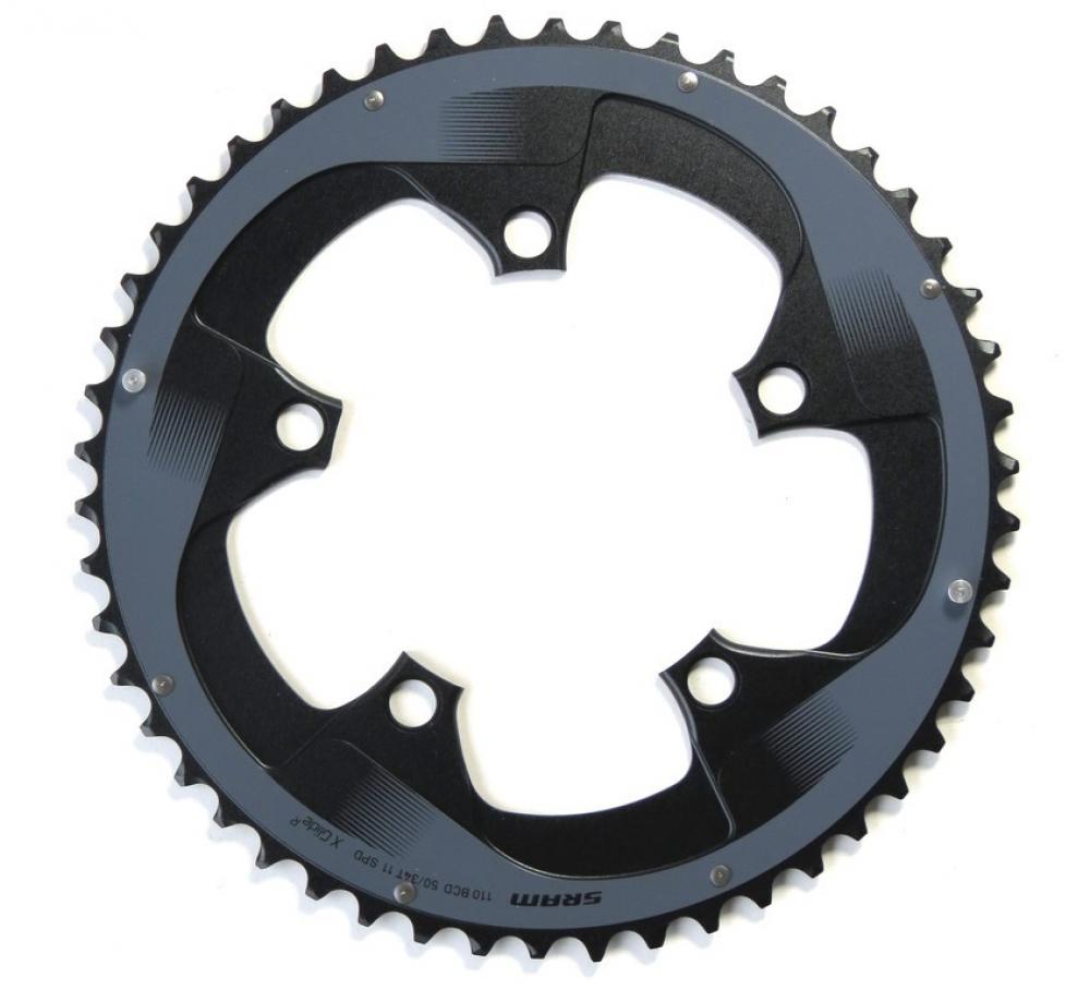 SRAM Kettenblatt Road Force 22 50T - 110mm, 11-fach, 50-34, grau