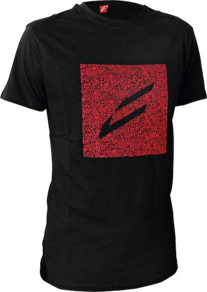 Centurion T-Shirt C-Grafik Schwarz Größe S - Stylisches Shirt mit großlächigem Logo-Print