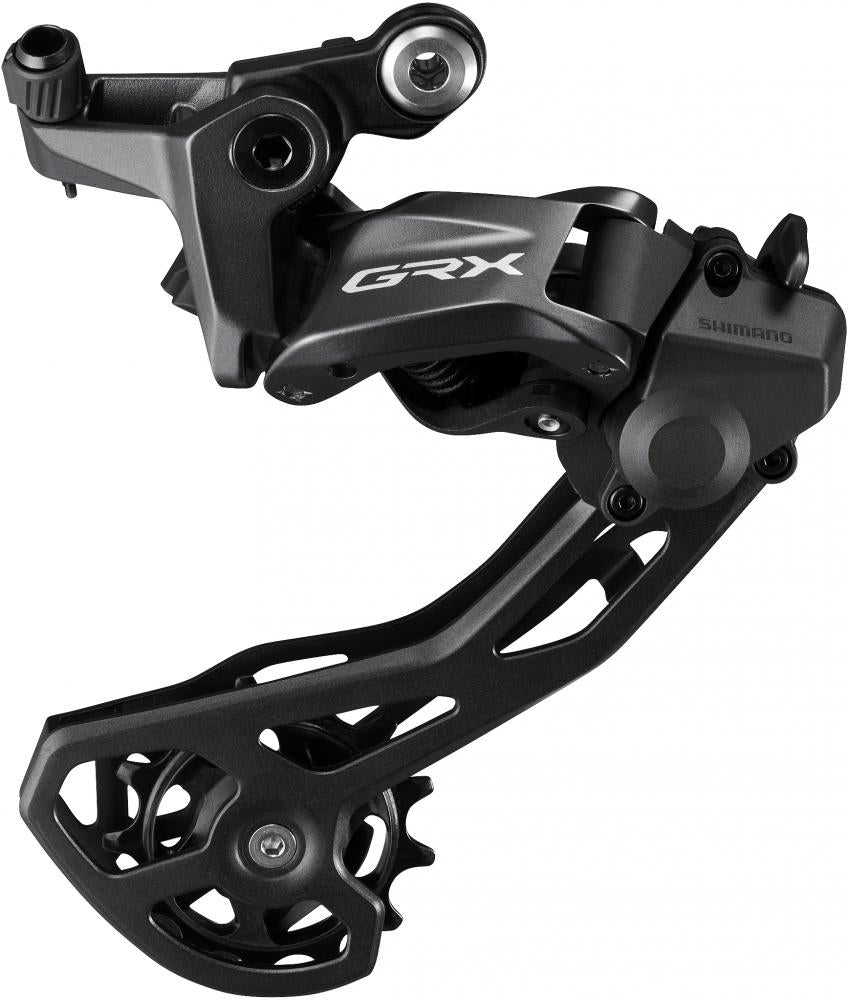 SHIMANO GRX RD-RX820 12-fach Schaltwerk für Gravelbikes, schwarz, präzise und robust.