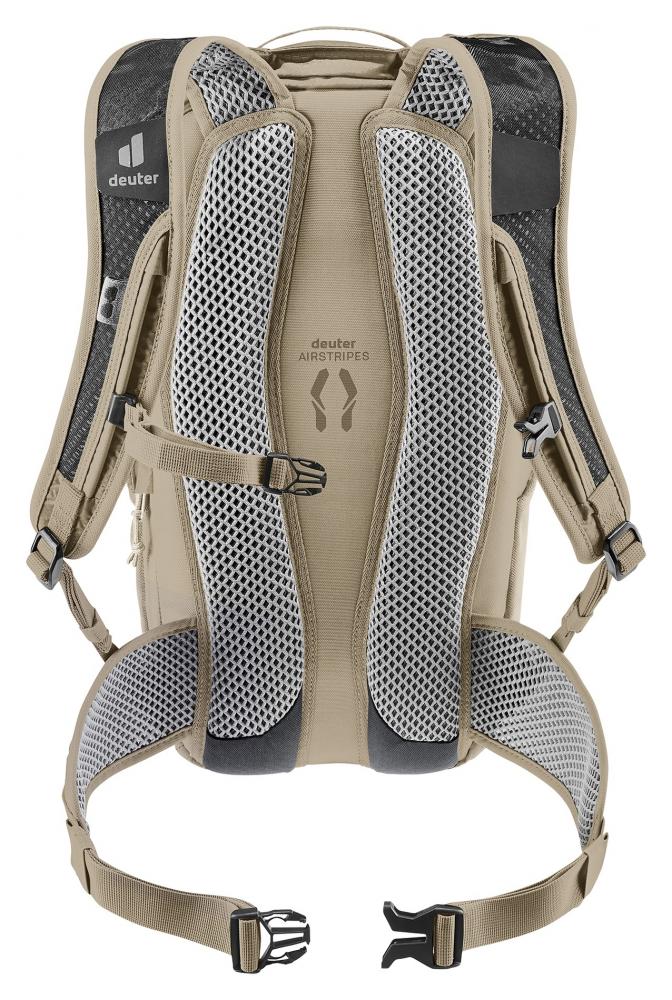 Deuter Race 12 Fahrradrucksack 12L alu-greystone - Leichter Rucksack mit Airstripes-System