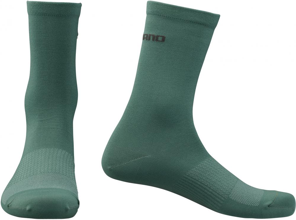 SHIMANO PERFORMANCE SOCKS SAGE GREEN Größe S/M GREEN - atmungsaktive Radsocken