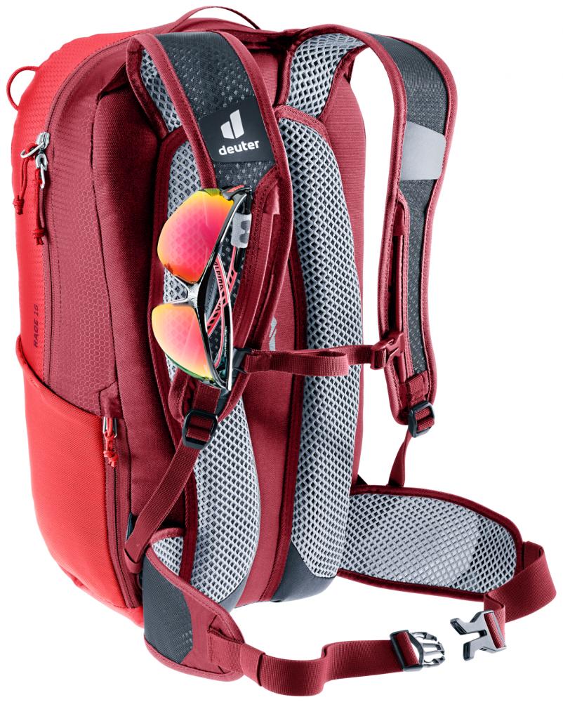 Deuter Race 16 Fahrradrucksack 16L Rot - Leicht, Stabil, Komfortabel
