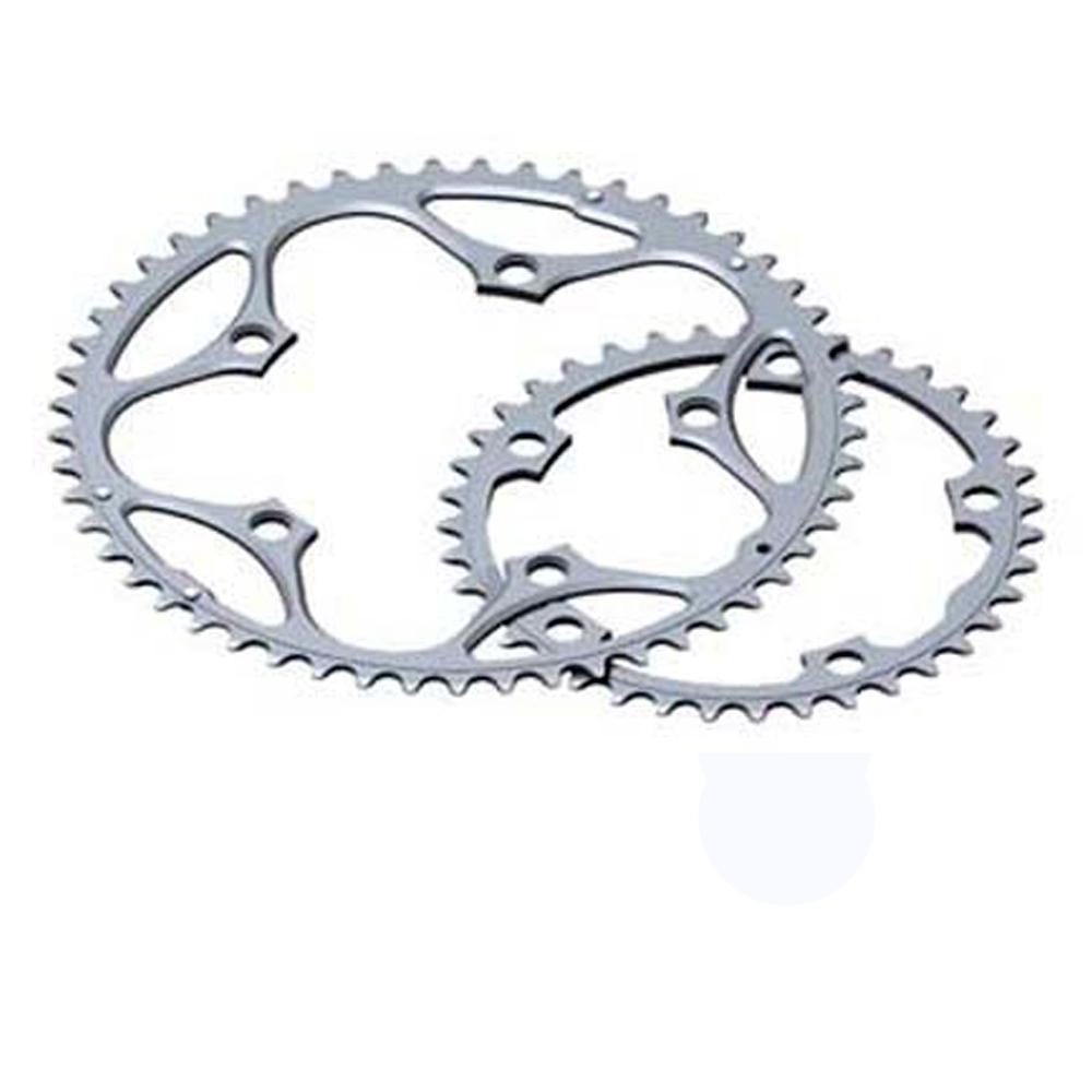 Stronglight RACE Fahrrad Kettenblätter, 130mm 46 Zähne, ultraleichtes Aluminium, silber.