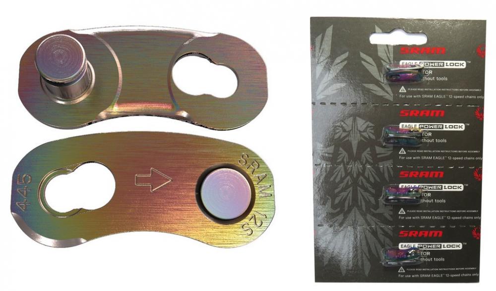 SRAM NX Eagle Kassette 12-fach PG-1230 11-50 Zähne + SRAM Kettenverschlussglied PowerLock rainbow