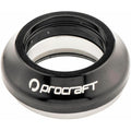 Procraft Steuersatz FIO 1 1/8" Schwarz - vollintegrierter Ahead-Steuersatz für präzises Lenkverhalten