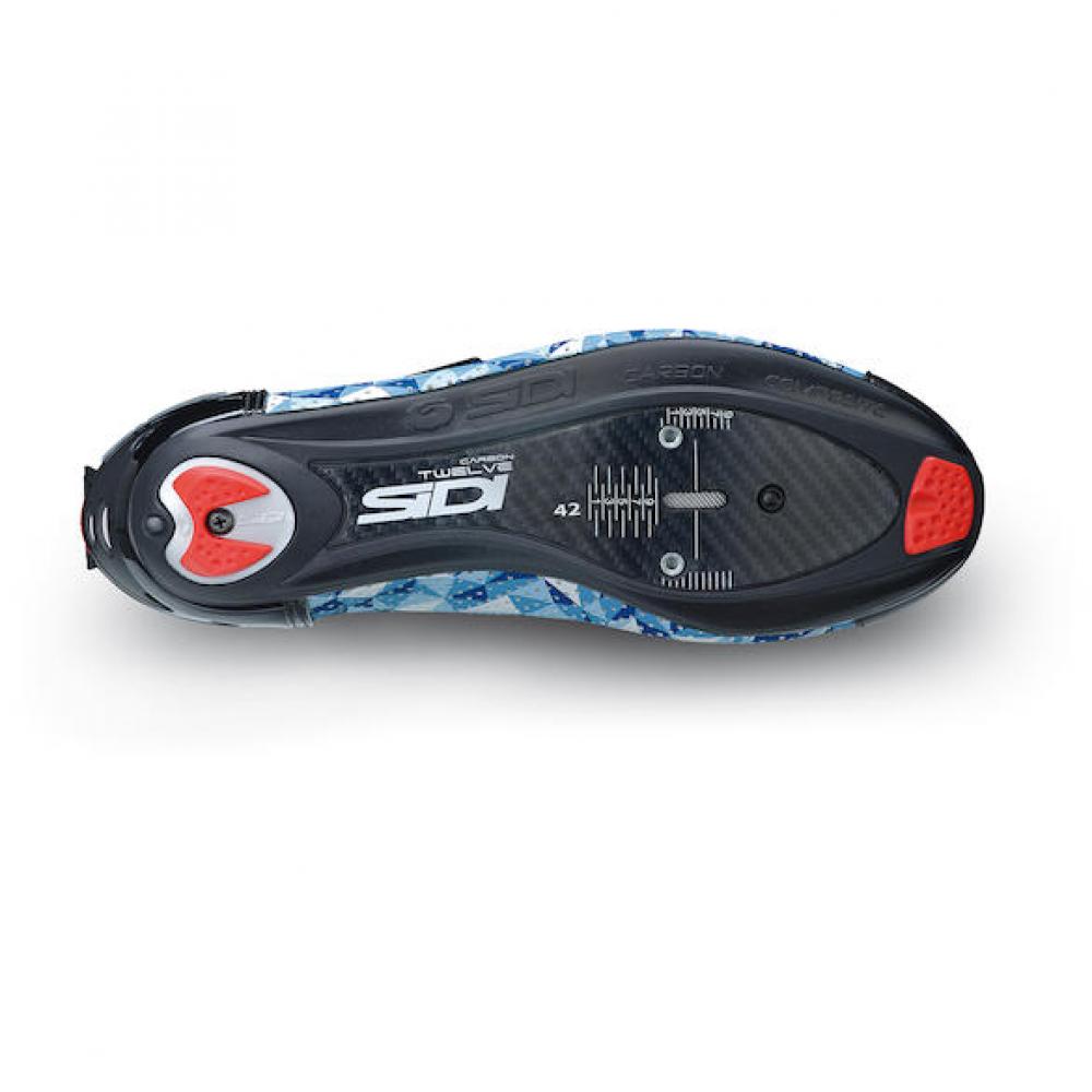 Sidi ROAD T-5 Air blue/white/black 39 Blau/weiß/schwarz - atmungsaktiver Triathlon-Rennradschuh