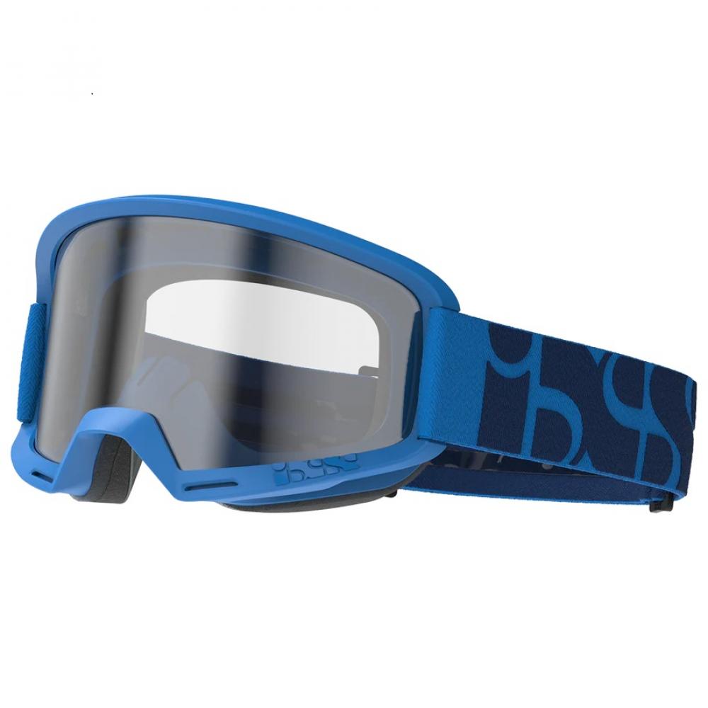 IXS Sports Division iXS Hack Goggle Clear Lens unis Racing Blue - großes Sichtfeld & Komfort