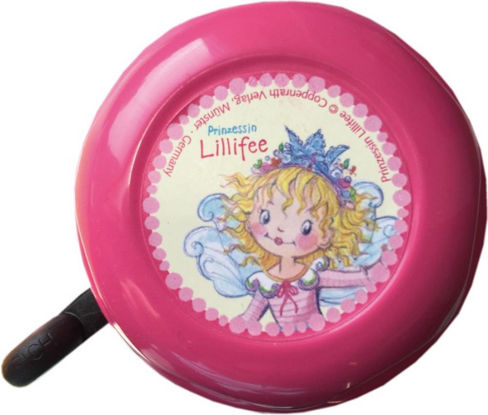 Bike Fashion Fahrradklingel rosa mit Prinzessin Lillifee Motiv, Ø55mm.