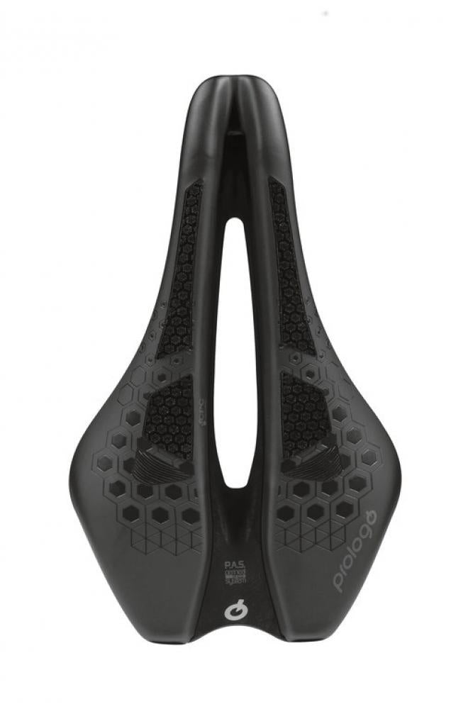 Prologo Dimension TRI 143CPC Tirx Sattel anthrazit/silber, Unisex, mit PAS-System und CPC-Technologie.