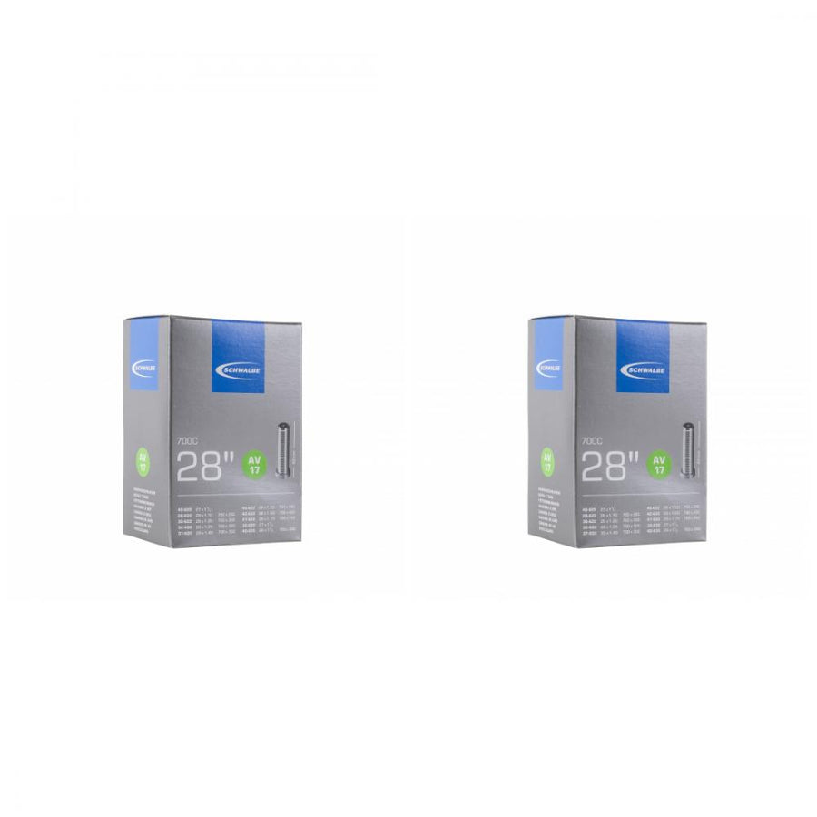 Schwalbe 2x Schlauch AV17 28/47-622/635 28x1.10/1.75 28 Zoll (28"/700C)