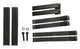 Zefal Montagematerial für Mudguards passend NoMud RM29 RS75 schwarz