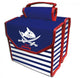 Bike Fashion Doppelpacktasche Capt`n Sharky B230xH200xT80mm, weiß/blau/rot