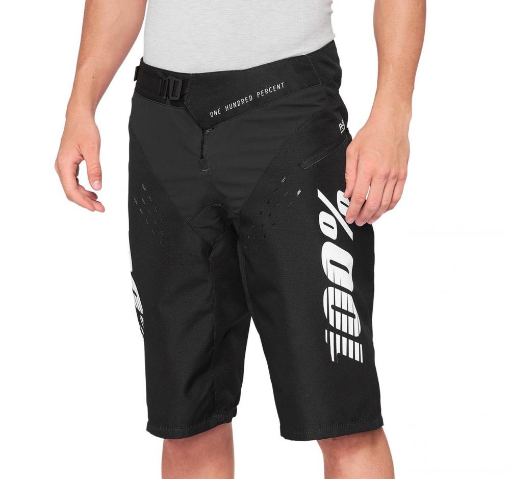 100% R-Core Youth Short (SP21) 24" black - robuste MTB-Short für junge Rider