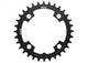 SunRace, Kettenblätter, CRMX08, Narrow-Wide, 1x11-fach, 38 Z. BCD 96, Alu, Farbe Schwarz