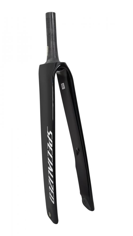 SHIV Triathlon Carbon Gabel 700C Disc - 12x100mm Steckachse - 45mm Offset - Schwarz/Weiß - Scheibenbremse