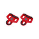 BBB Cycling BBB Schuhplatten MultiClip 7 degree Einheitsgröße rot - optimaler Halt und effizienter Tritt