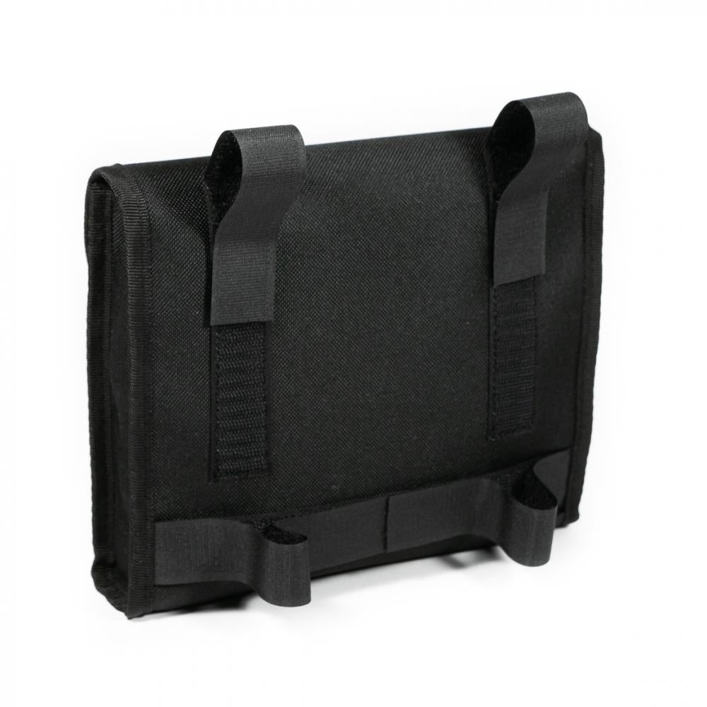Haberland Tasche für Schlosskette - 450090 schwarz - kompakte Rahmentasche für Kettenschlösser