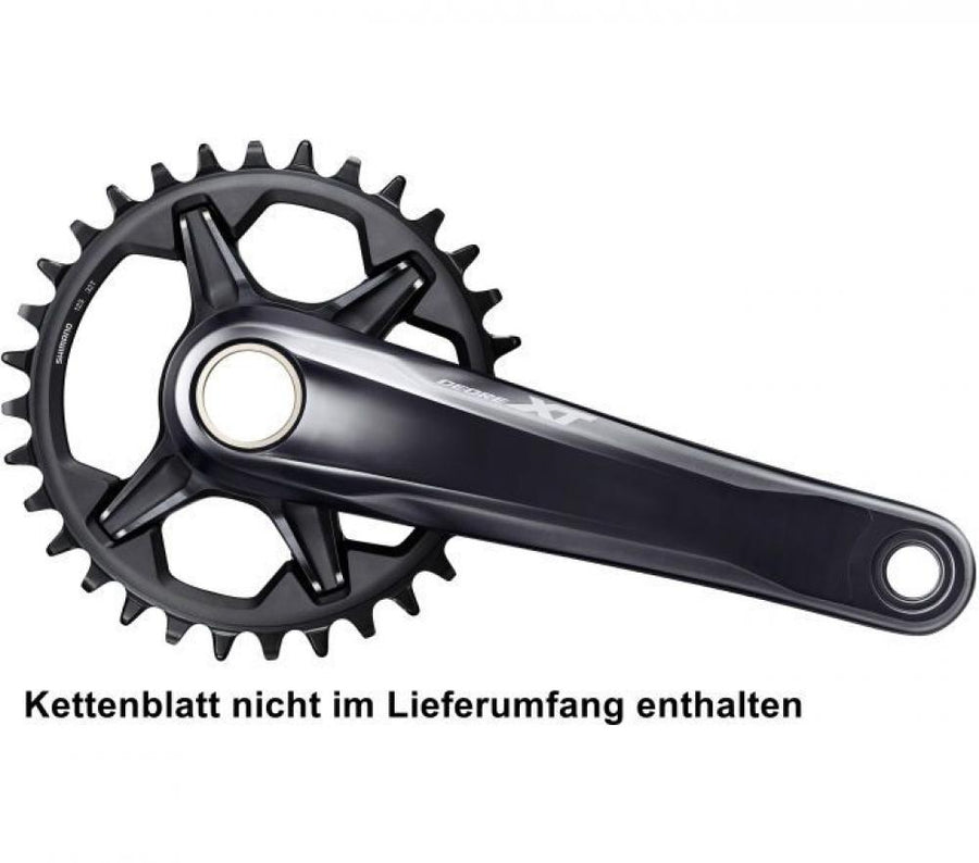 SHIMANO Kurbelgarnitur DEORE XT FC-M8120-1 12-fach 180 mm ohne Kettenblatt - 8120-1, 12-fach, 180 mm