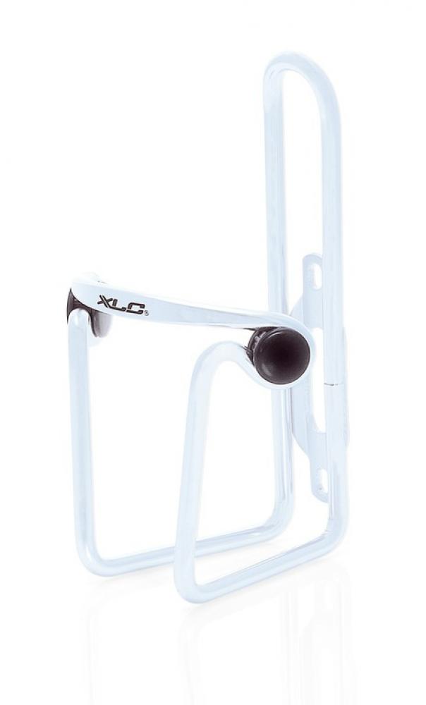 XLC Trinkflaschenhalter Alu BC-A02 weiß, Polster rund