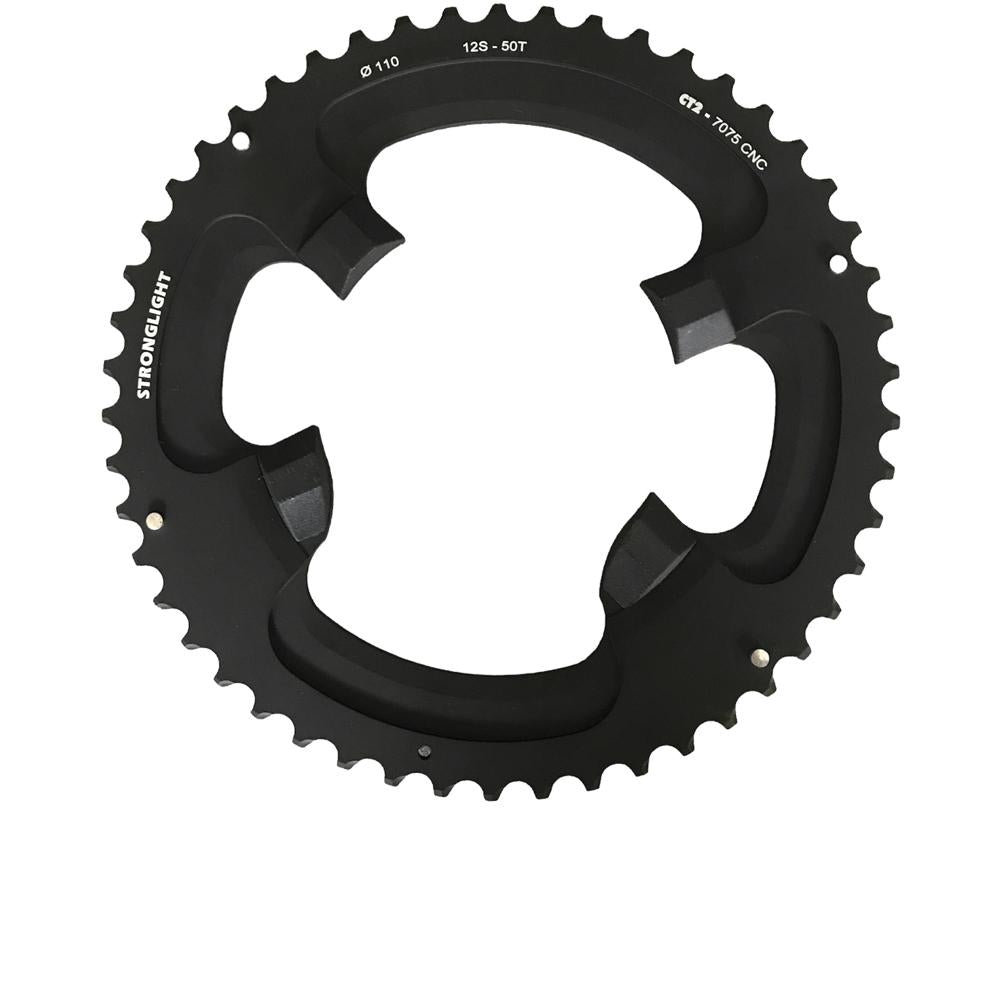 Stronglight Kettenblatt 54 Zähne für Shimano Ultegra FC-R8100 12-fach 110 mm Schwarz