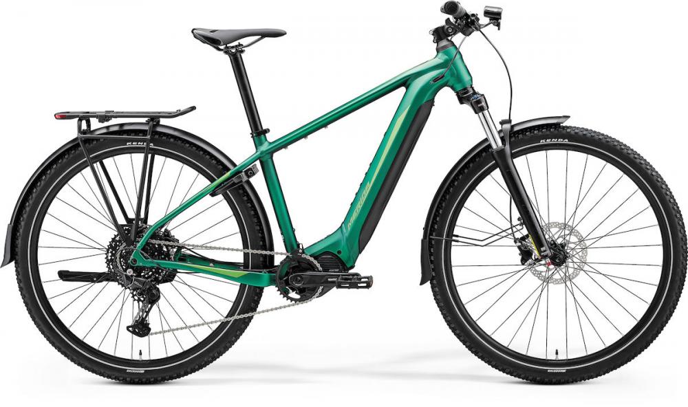 Merida eBIG.NINE 475 EQ III2 XL matt-grün/grün - vielseitiges E-MTB für Alltag und Tour