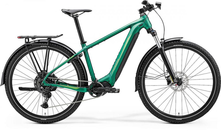 Merida eBIG.NINE 475 EQ III2 XL matt-grün/grün - vielseitiges E-MTB für Alltag und Tour