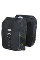 Basil Doppelpacktasche Miles black lime wasserdicht Größe 34x17x43cm 34l