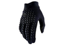 100% Geomatic Gloves L Black/Charcoal - vielseitiger MTB-Handschuh mit hohem Tragekomfort
