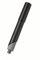 Vorbauverlängerung 22,2mm 1\", Ø 25,4mm Stahl, schwarz, verlängert bis zu 10cm