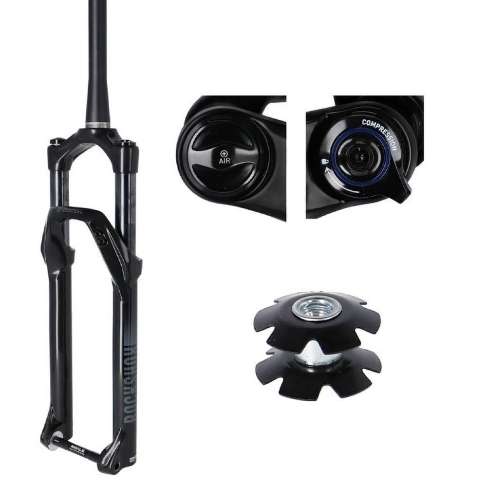 RockShox Federgabel Recon Silver RL 130mm Disc 27.5 Zoll 1.5 Zoll tapered schwarz B15x110 Crown Steckachse 46 Offset D1