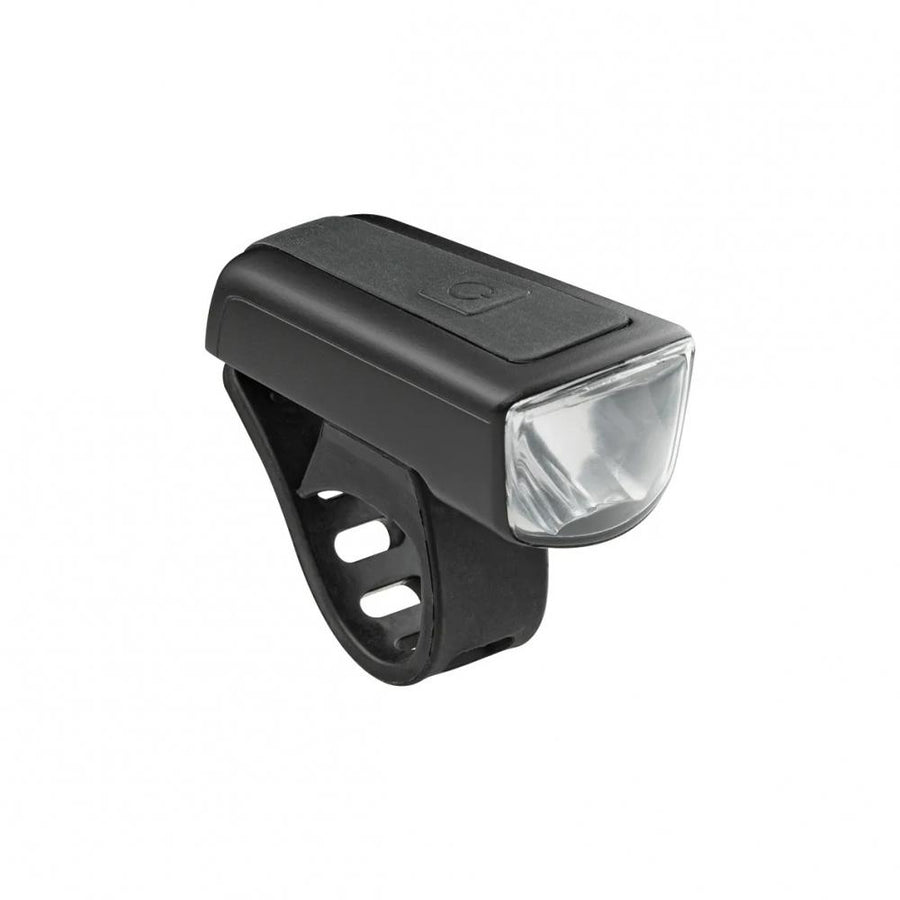 Axa DWN FRONT 30 Akku-LED-Scheinwerfer - 30 Lux Fahrradlampe mit USB-C Schwarz