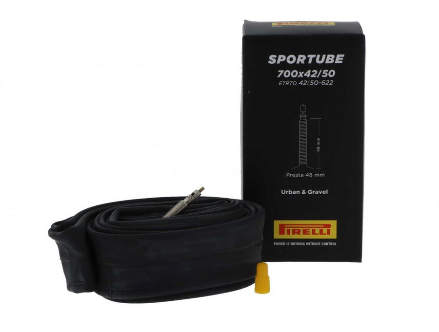 Pirelli Schlauch SPORTUBE 29 29 schwarz - zuverlässiger MTB-Fahrradschlauch mit SV 48 mm