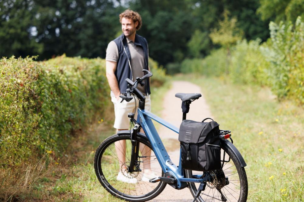 New Looxs Radtasche Vigo Single Black Green 18L Black - sportliche Einzeltasche für Alltag & Tour