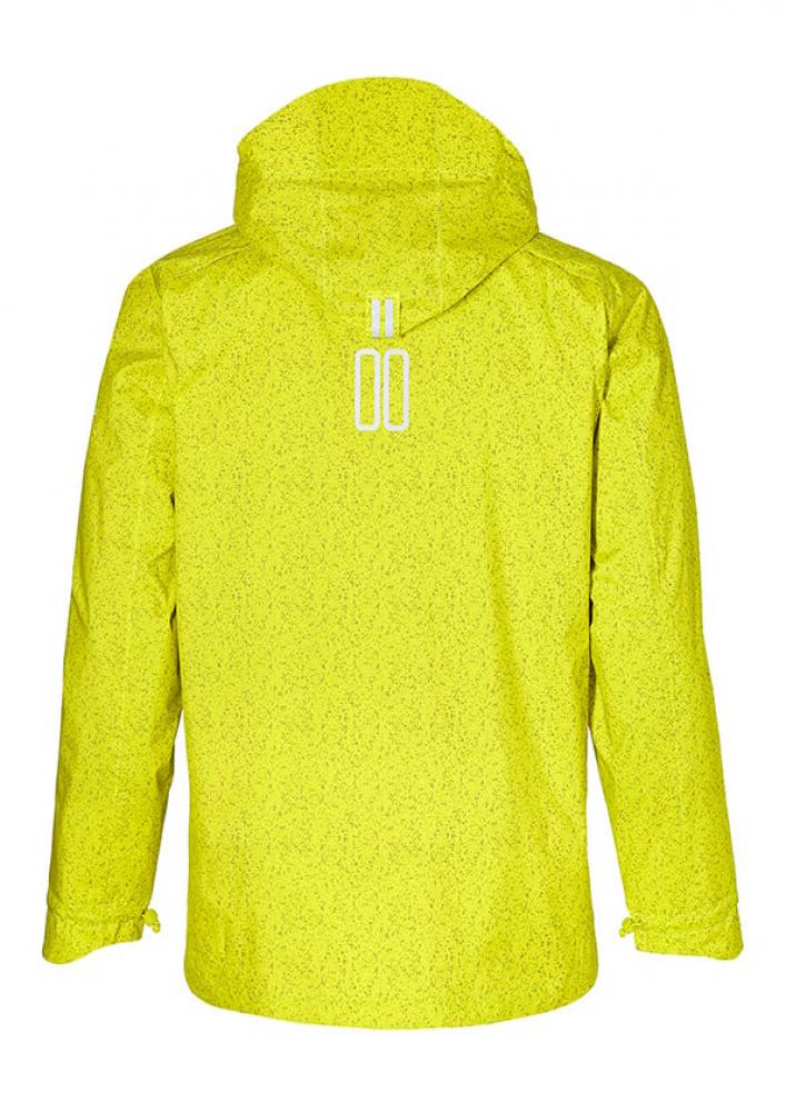 Basil Skane HiVis Herren Regenjacke neongelb M - 360° reflektierend - wasserdicht & atmungsaktiv (10.000 WP/MVP) Bionic Finish® Eco ergonomischer Schnitt & helmtaugliche Kapuze