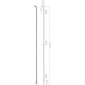 DT Swiss Speiche Competition 2.0 / 1.8 293 mm schwarz - robuste Performance-Speiche