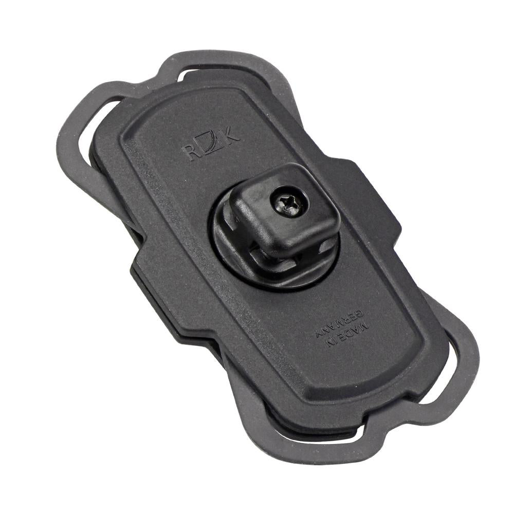 KlickFix PhonePad Quad Mini Smartphonehalterung für Fahrräder, schwarz, Made in Germany.