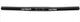 Ergotec Fixie Flat Bar Lenker 480 mm, Ø 25,4 mm, 5° Backsweep, Aluminium 6061 T6, leicht & stabil, Safety Level 2, ideal für Fixie & Urban Bikes, schwarz