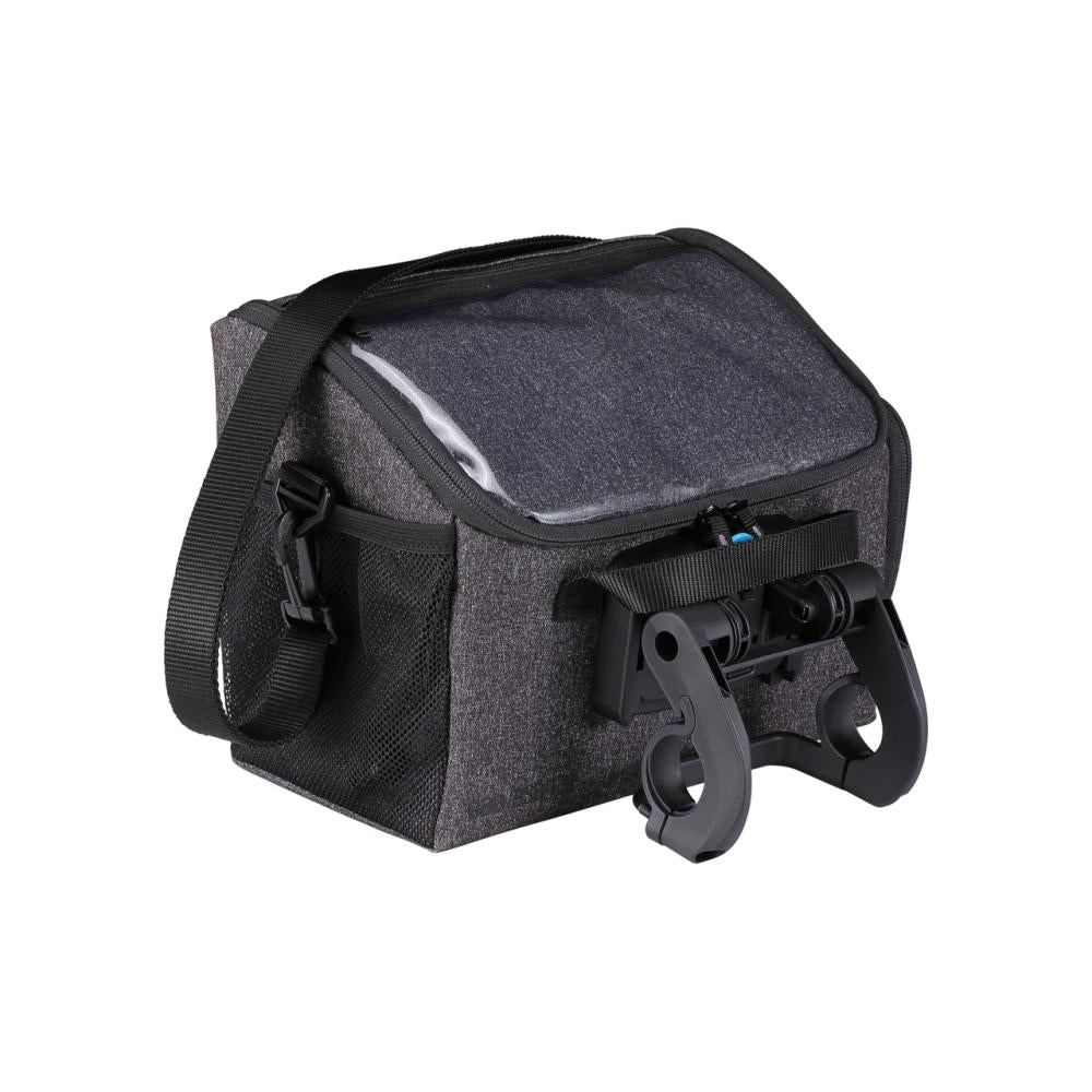 BBB Cycling Lenkertasche FrontPack 26x16x18cm 5,5L grau - praktische Fahrrad-Lenkerbox