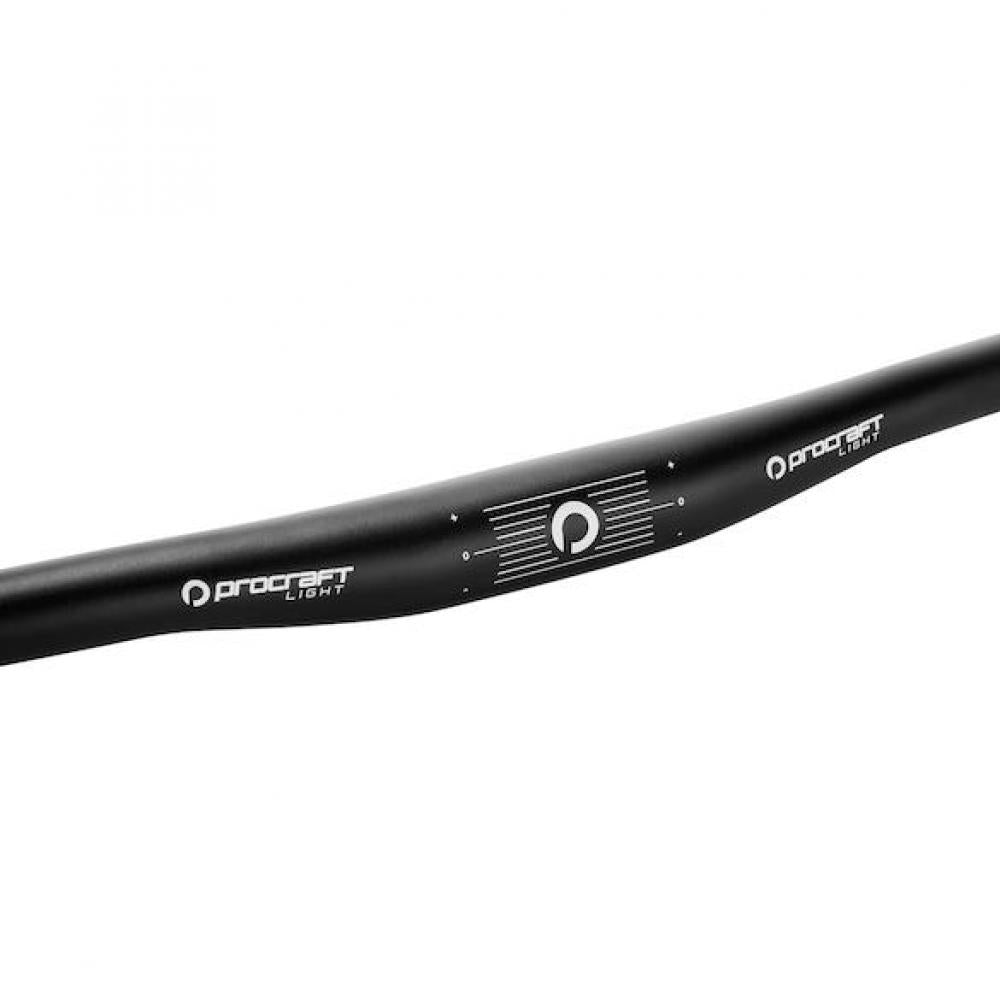 Procraft Lenker Pro Flat 720 mm 31,8 mm Schwarz - MTB Flat-Lenker mit 9° Rise