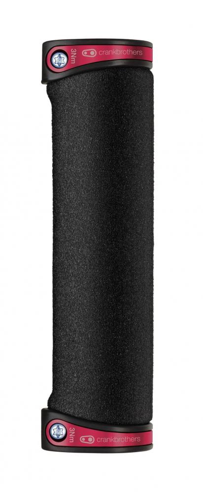Crankbrothers Cobalt Lock-On Griff 130-30mm black-red