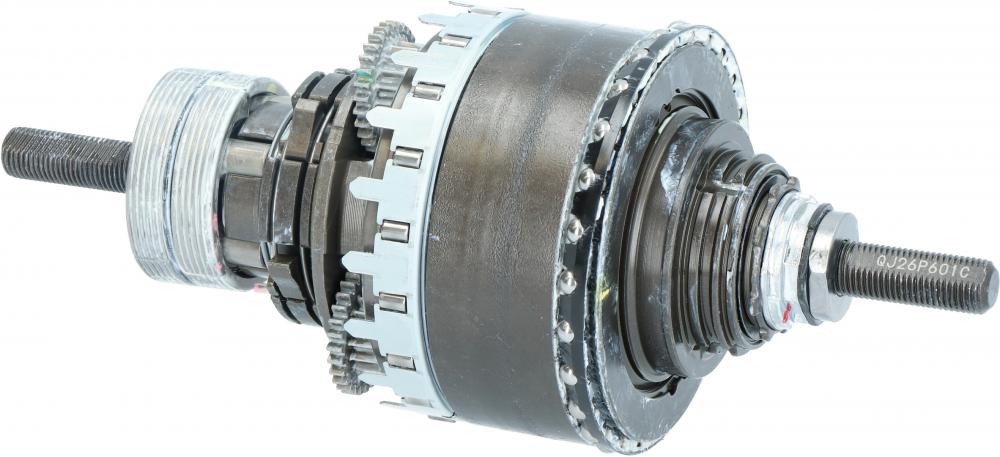 SHIMANO Getriebeeinheit für SG-C6001-8C 184 mm Achslänge inkl. Bremsarm und Staubkappe - 6001-8, 184 mm