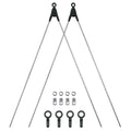 SKS Ersatzstreben BLUEMELS BASIC 26-29" Vorderrad silber mit ASR Sicherheitssystem und Befestigungsmaterial.