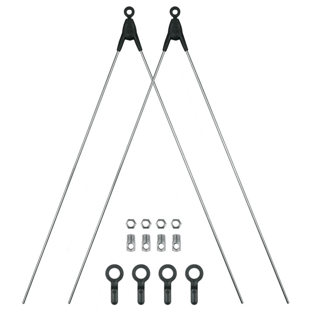 SKS Ersatzstreben BLUEMELS BASIC 26-29" Vorderrad silber mit ASR Sicherheitssystem und Befestigungsmaterial.