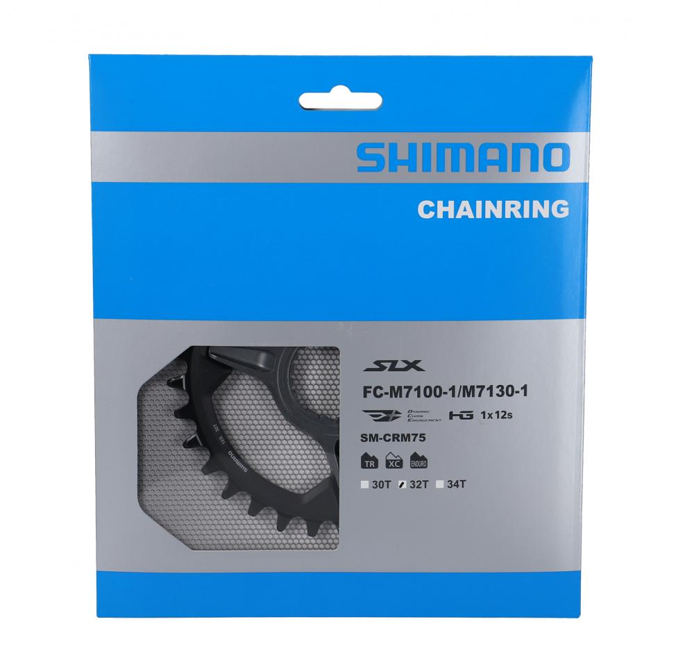 SHIMANO Kettenblatt SLX FC-M7100/7120/7130 32 Zähne - präziser Antrieb für moderne MTB-Schaltungen