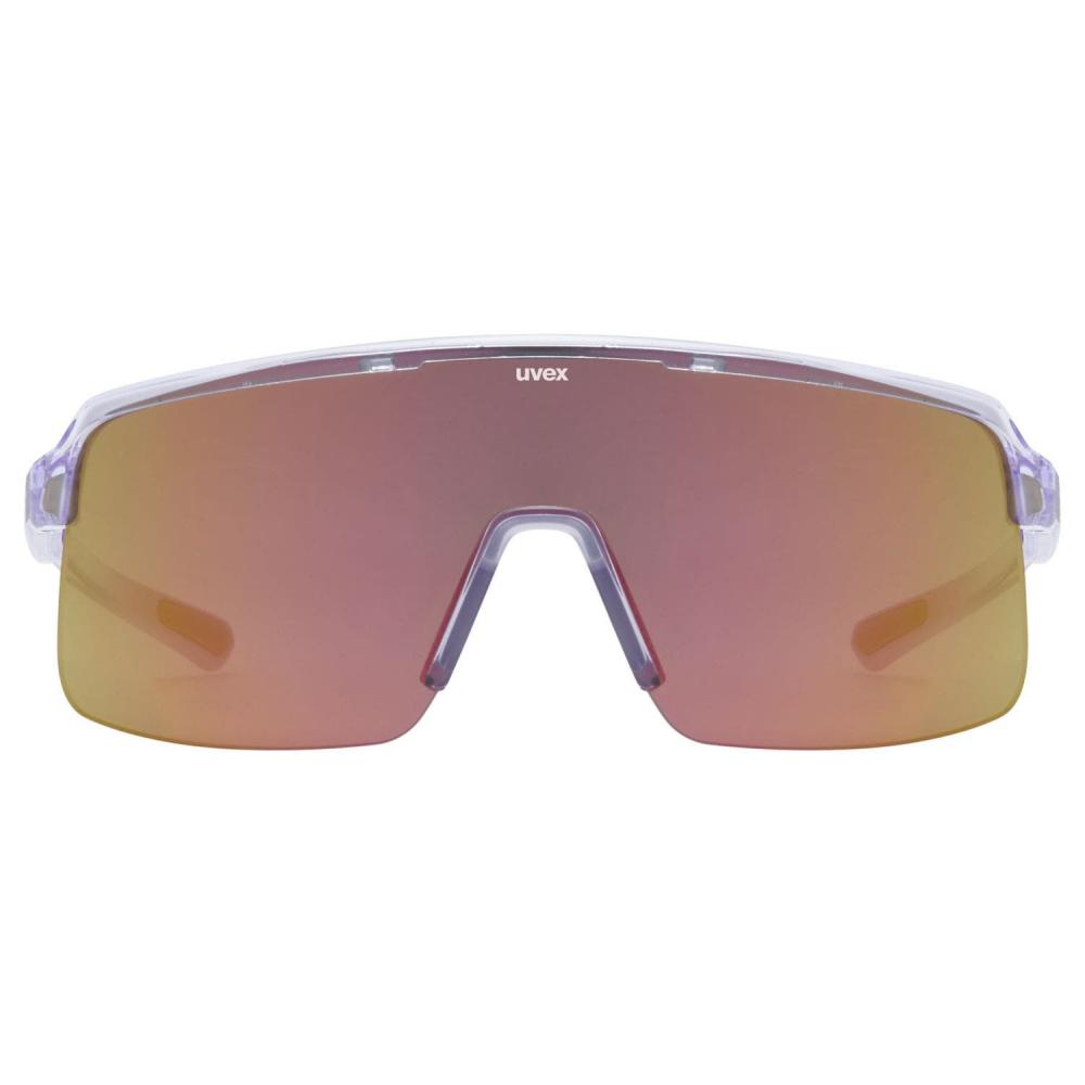 uvex Dyrt Clear - Mirror Red Sportbrille, Einheitsgröße