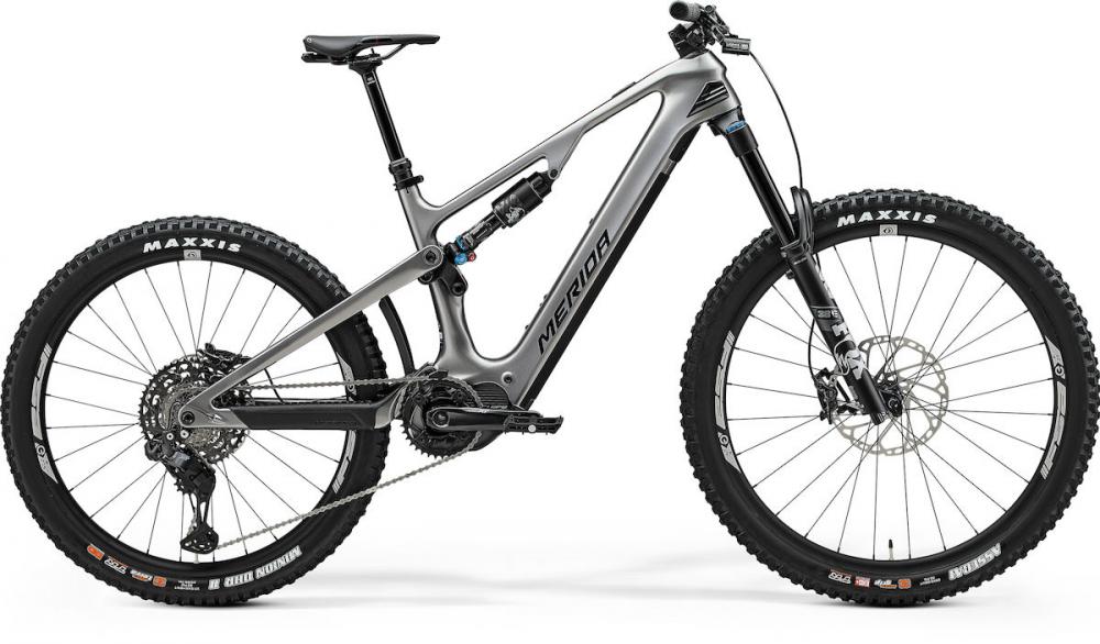 Merida eONE-SIXTY 8000 III1 XS Gunmetal-grau/schwar - leistungsstarkes E-MTB für anspruchsvolle Trails
