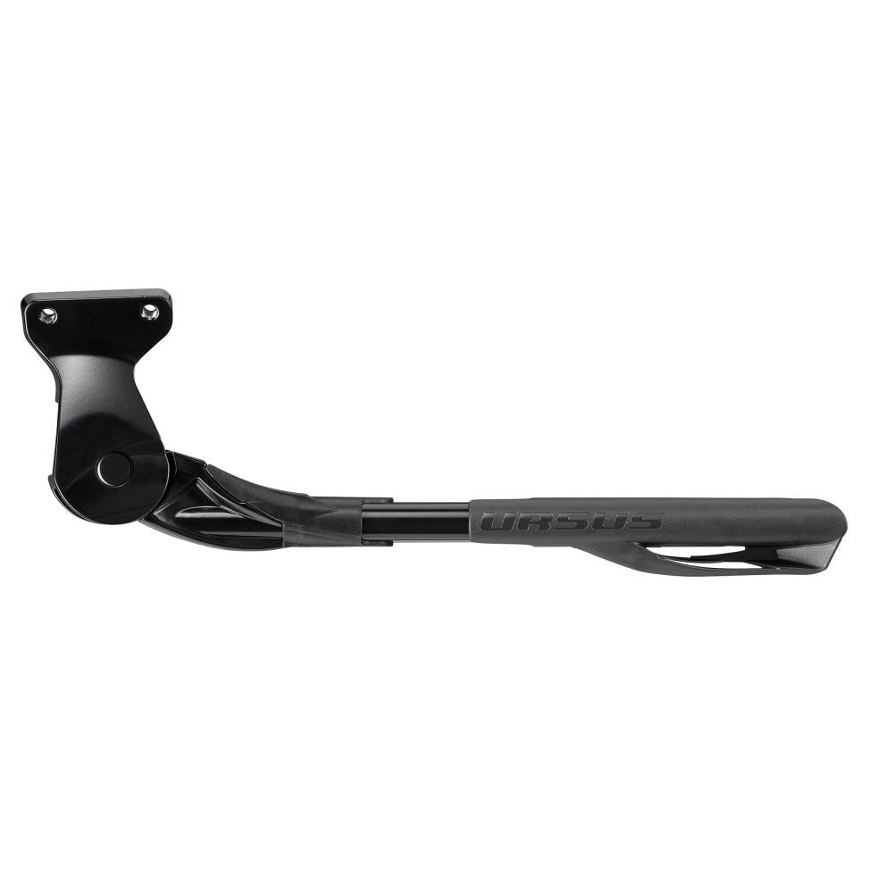 Ursus Hinterbauständer Wave Rear 24-28 Zoll in Schwarz mit 40mm Lochabstand für MTB, Trekking und Citybikes.