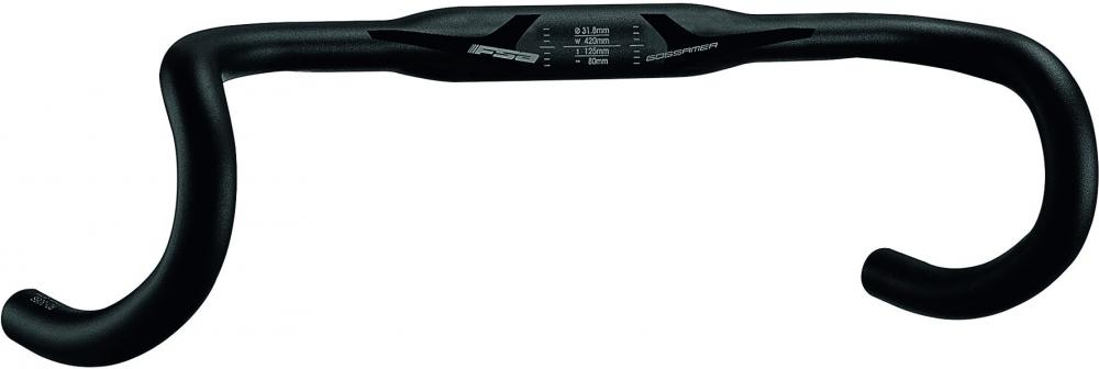 Fsa Lenker Gossamer Compact Ø 31,8 Mm 380 Mm 12° Schwarz