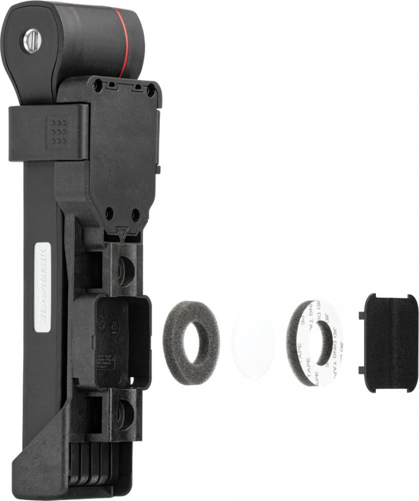 TRELOCK Faltschloss FS 480 COPS 100 480 - kompaktes Sicherheitsschloss mit Smart-Tracking