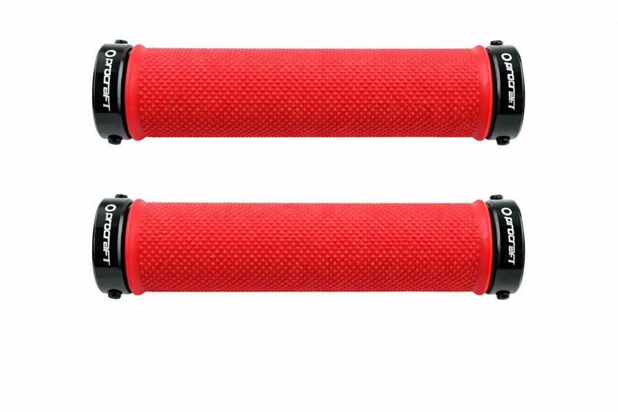 Procraft Lenkergriff Freeride 145 mm rot - komfortabler Schraubgriff für Trail & Enduro